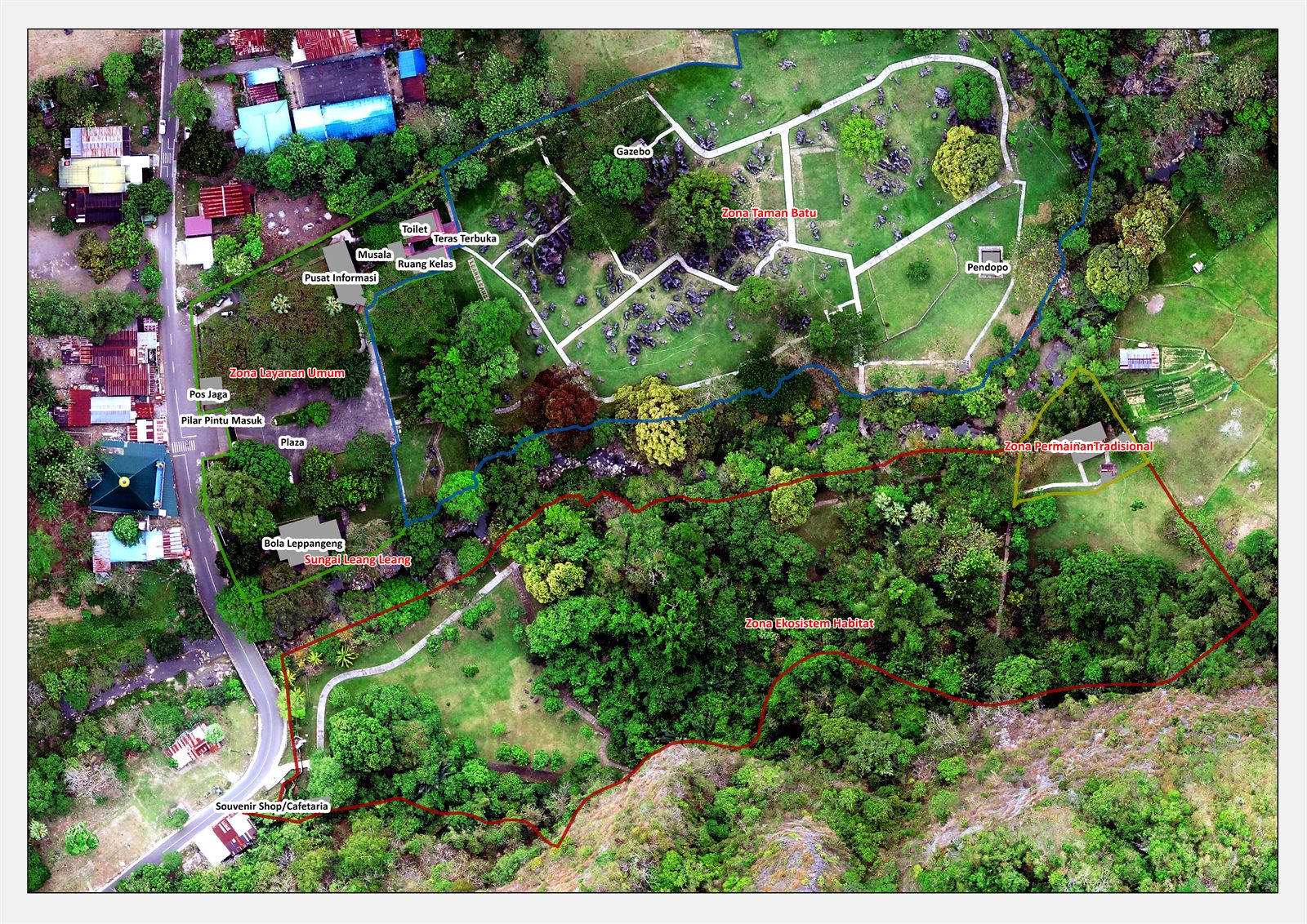 Gambar Taman Arkeologi Leang-Leang